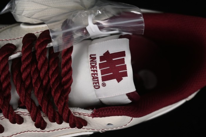 Nike Undefeated Air Force 1'07 Low Casual Sneakers with Custom Leather and Reflective Details - UT2023-206