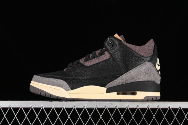 Nike A Ma Maniere x Air Jordan 3 Retro Black Sneakers - FZ4811-001 1