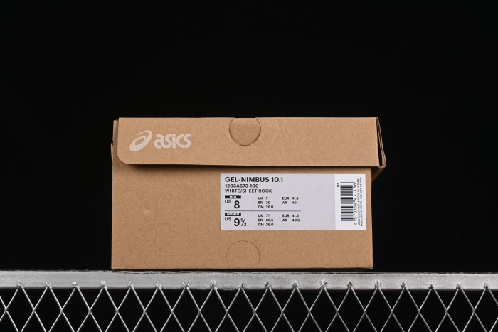 Asics Gel-Nimbus 10.1 Retro Breathable Casual Shoes with Cushioning for Men - 1203A673-100