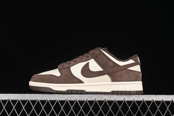 Nike SB Dunk Low White Mocha Low-Top Casual Skate Shoes - FQ8249-104