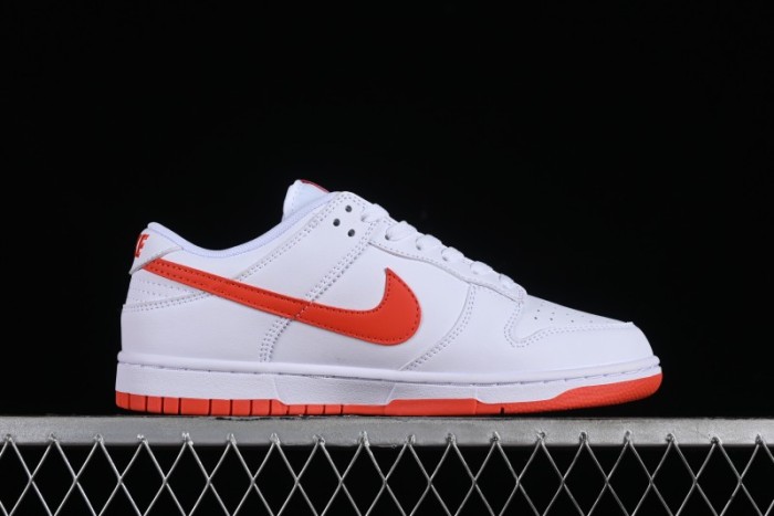 Nike SB Dunk Low White Orange Low-Top Casual Skateboarding Shoes - DV0831-103 1