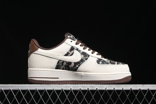Nike Air Force 1 Low Bape Collaboration - Beige Camo Casual Sneakers - KK1988-019