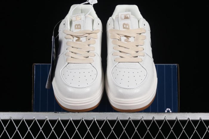 MLB Chunky Liner Metal Senior Series Lightweight Platform Casual Sneakers with 6cm Height Increase - 3ASXCLX4N50WHS