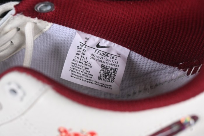 Nike Air Force 1 '07 Low  Grandma Christmas  Limited Edition Custom Casual Sneakers - FZ5068-616