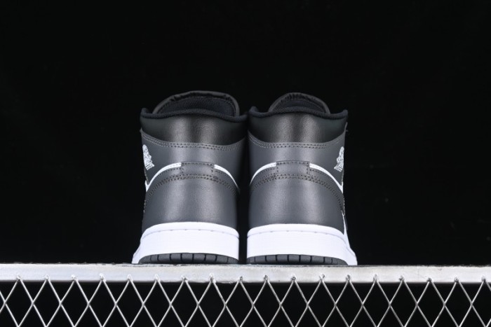 Nike Air Jordan 1 Mid AJ1 White Black Gray Culture Leisure Sneakers - DQ8426-001
