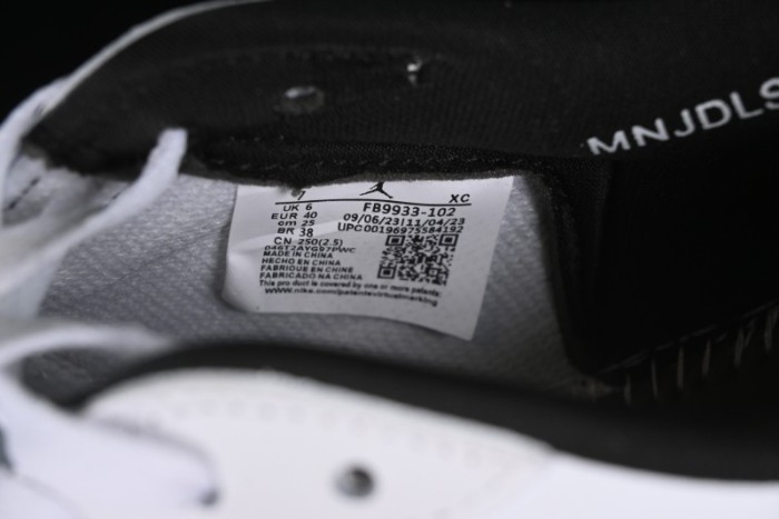 Nike Air Jordan 1 Low '85 Metallic Black White Blue - FB9933-102