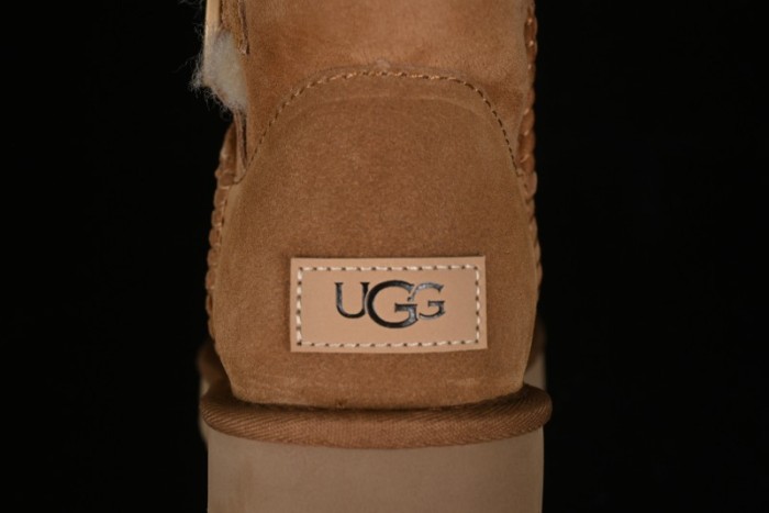 UGG Mini Bailey Button II Classic Short Boots with Wooden Button - 1016422