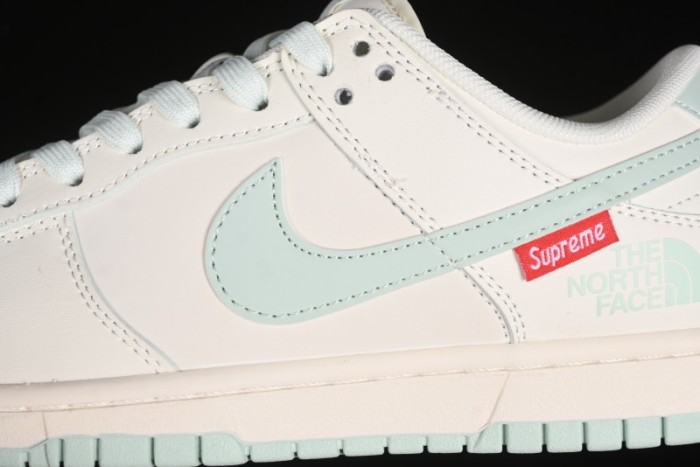 Nike SB Dunk Low The North Face Supreme Collaboration - Bamboo Green Anniversary Custom Low-Top Casual Skate Shoes - XX2025-658