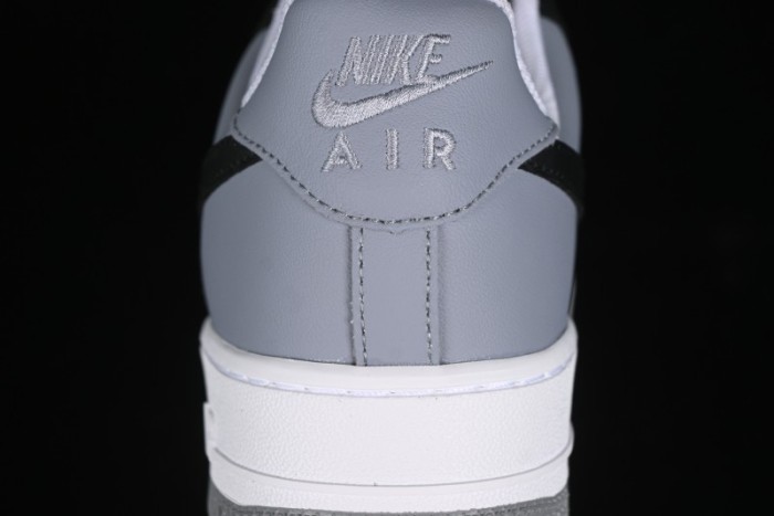 Nike Air Force 1 '07 Low Casual Sneakers in Black, White, and Gray - FB7162-081