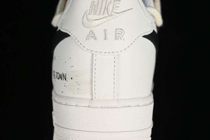 Nike Air Force 1 '07 Low Custom Cappuccino Anime-Themed Spray-Painted Casual Sneakers with Strap - ZH0316-019 1