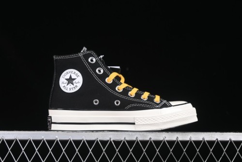 Converse Chuck 1970s High-Top Casual Canvas Sneakers with Classic Graffiti Limited Edition Three-Star Logo - 162050C