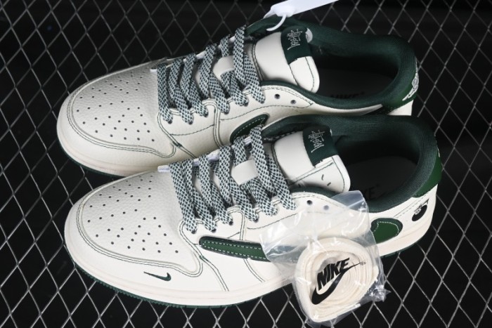 Nike Travis Scott x Fragment Design x Air Jordan 1 Low OG SP AJ1 Retro Sneakers - ZH2598-243