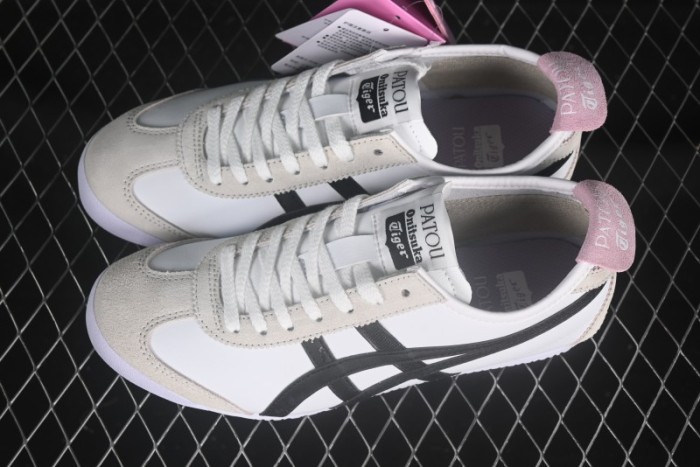 Onitsuka Tiger Mexico 66 Low-Top Leather Sneakers for Casual Running - 1183C380-100