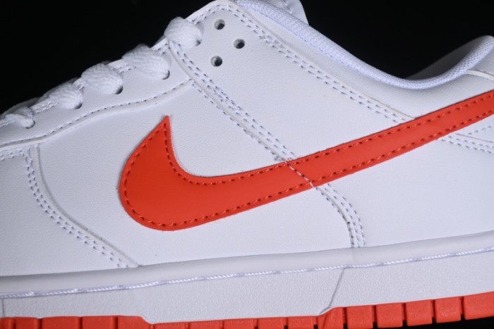 Nike SB Dunk Low White Orange Low-Top Casual Skateboarding Shoes - DV0831-103 1