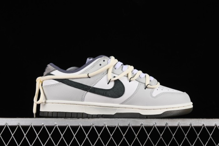 Nike Dunk Low SE Bubble Jellyfish Grey Island SB Strap Low-Top Casual Skate Shoes - FJ4188-100 1