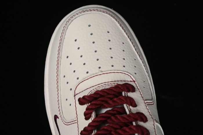 Nike Undefeated Air Force 1'07 Low Casual Sneakers with Custom Leather and Reflective Details - UT2023-206