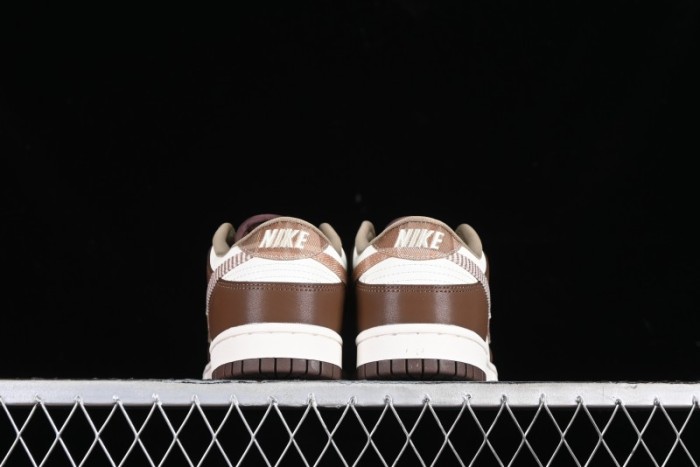 Nike Dunk Low SB White Brown Plaid Casual Skate Shoes - FV3653-191 1