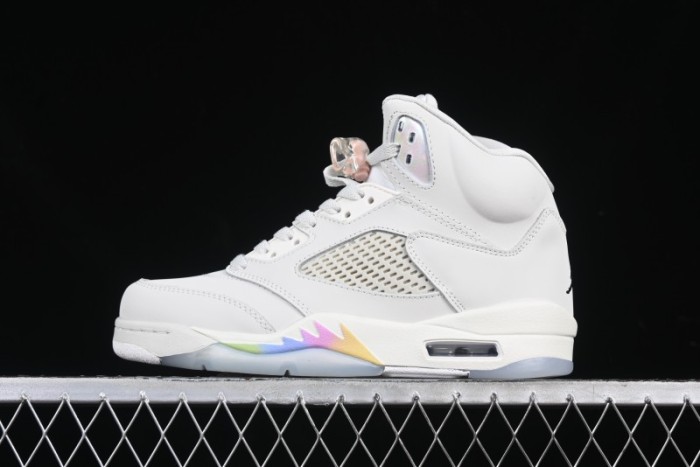 Nike Air Jordan 5 Retro Light Orewood Brown Snake Year Limited Basketball Shoes - HF3183-001