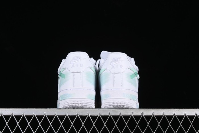 Nike Air Force 1 '07 Low Anime Themed Custom Swoosh Strap Casual Sneakers - ZH0316-023