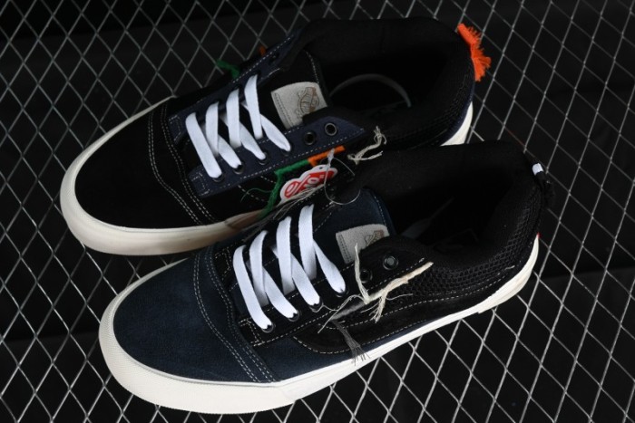 Vans Knu Skool Dragon Whisker Black Blue Slip-Resistant Cushioned Casual Low-Top Sneakers - VN0AUAK335 1