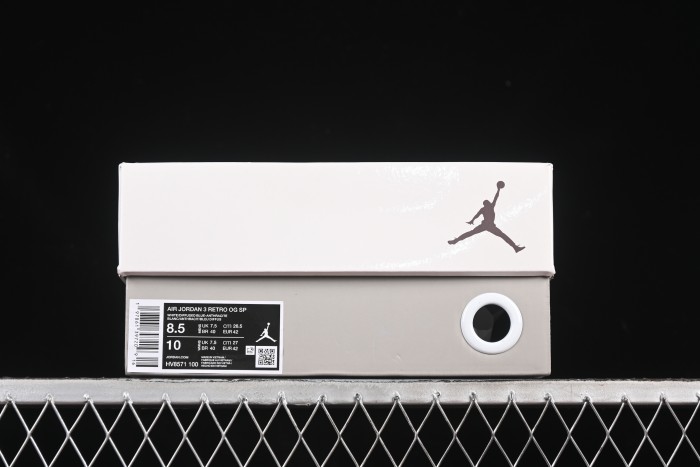 Nike Air Jordan 3 Retro OG SP  Diffused Blue  Basketball Shoes - HV8571-100