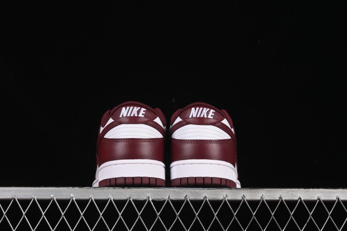 Nike SB Dunk Low Bordeaux Red Low-Top Casual Skate Shoes - DV0833-115