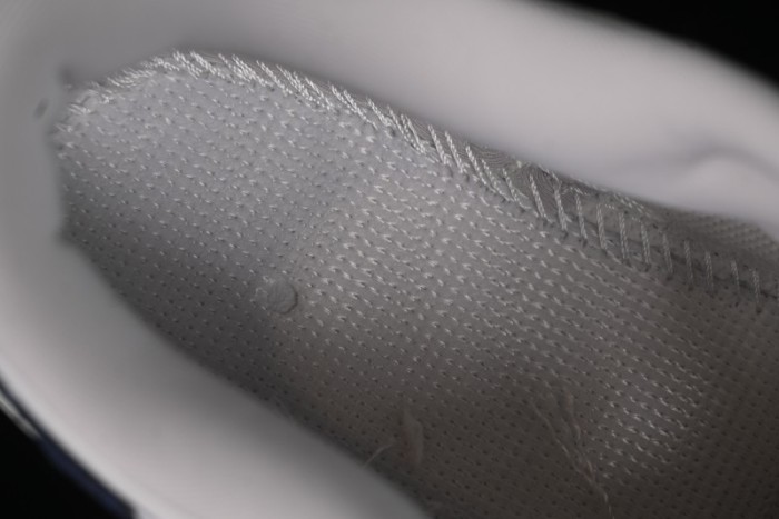 Nike SB Dunk Low Comme des Garcons Collaboration - Off-White Blue Swoosh Anniversary Custom Low-Top Casual Sneakers - KK1888-008