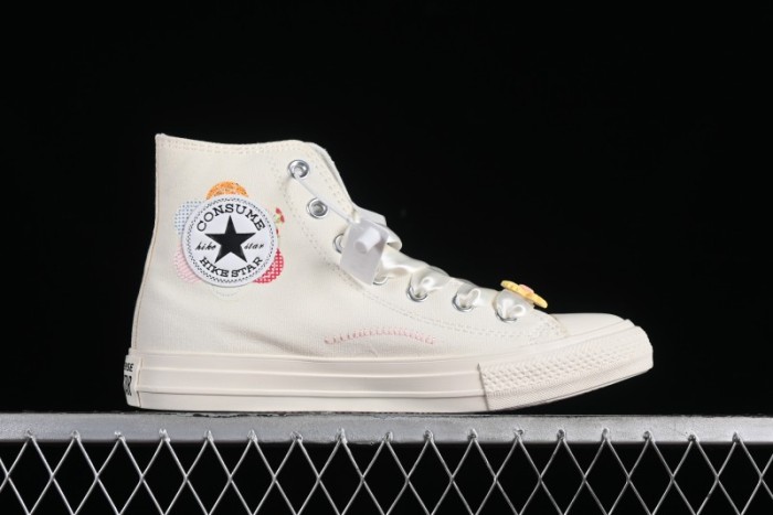 Converse All Star Retro Daisy Floral High Top Casual Sneakers - A05195C 1
