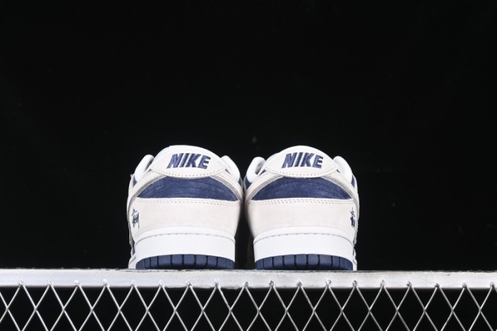 Nike SB Dunk Low Stussy Collaboration - Light Blue Pig Anniversary High-End Custom Low-Top Casual Skate Shoes - XX2025-528