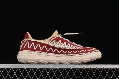 Keen Uneek Flat-M Woven Elastic Strap Outdoor Water Sports Sandals - 1014097 RED