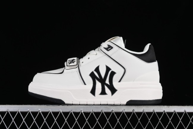 MLB Chunky Liner New York Yankees Hook & Loop Lightweight Platform Sneakers with 6cm Height Increase - 3ASXLMB3N50BKS