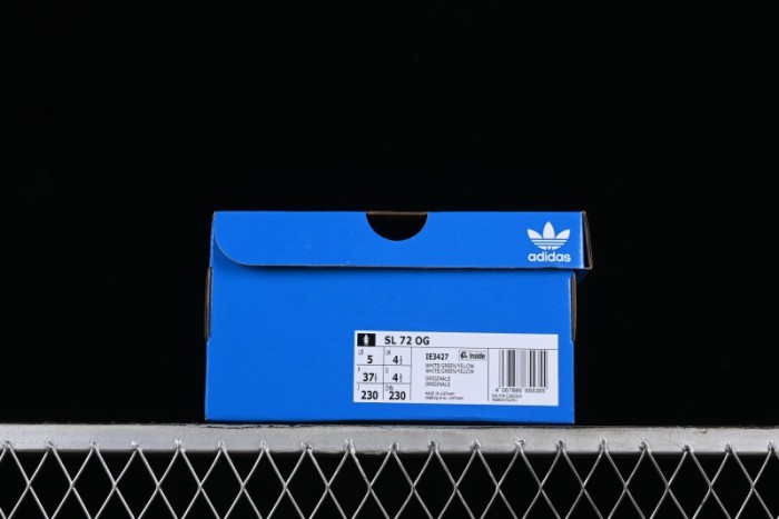 Adidas Originals SL 72 OG Retro Running Shoes with Nylon Upper and Suede Accents - IE3427