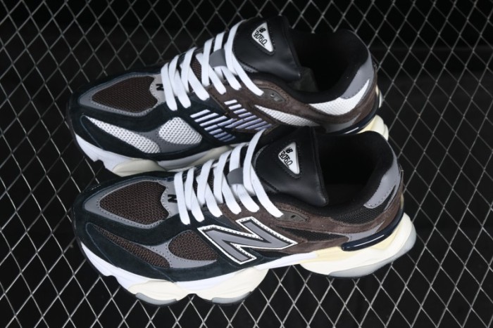 New Balance 9060 Retro Casual Running Shoes with ABZORB Cushioning Technology - U9060BRN