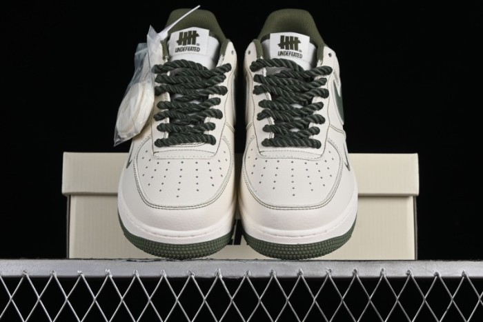 Nike Undefeated x Air Force 1'07 Low Military Green Hemp Rope Casual Sneakers - UT2023-202 1