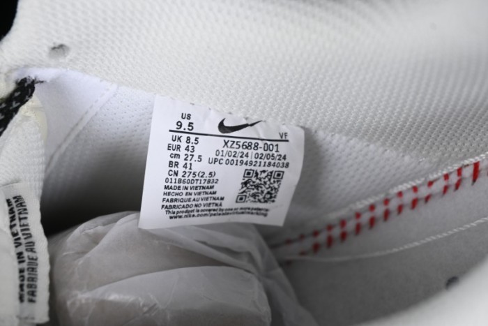 Nike Air Force 1 '07 Low Stussy Collaboration - Beige Black Gum Sole Low-Top Casual Sneakers - XZ5688-001