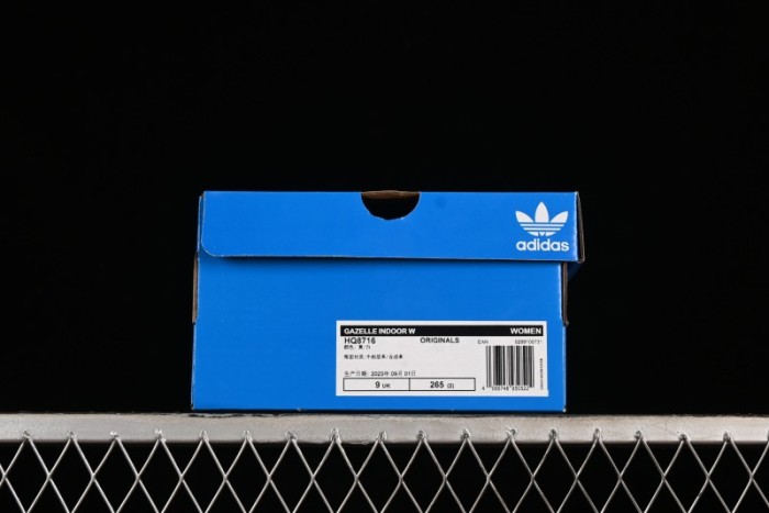 Adidas Originals Gazelle Indoor Retro Casual Sneakers with Slip-Resistant and Durable Low-Top Design - HQ8716 1