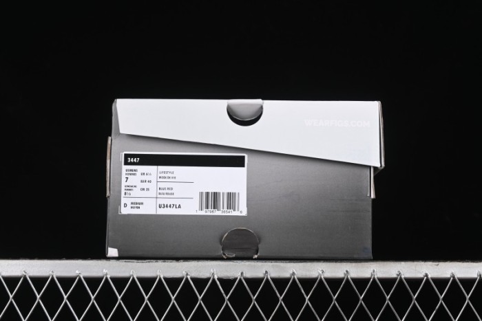 New Balance 3447 Series Retro Running Shoes with Textile and Leather Upper - U3447LA