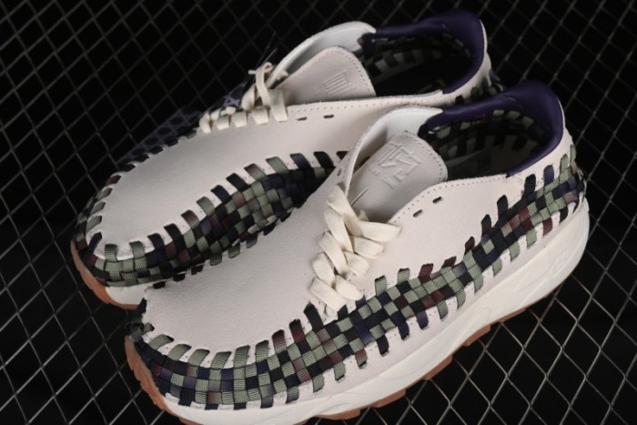Nike Footscape Woven Asymmetrical Knit Low-Top Lifestyle Sneakers with Nike Air Cushion - FV3615-191