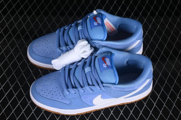 Nike SB Dunk Low Pro ISO University Blue Low-Top Skate Shoes - FJ1674-401