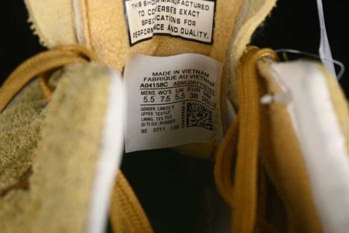 Converse One Star Pro Retro Skate Shoes in Yellow - A04158C