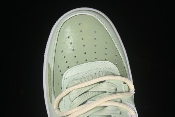 Nike Air Force 1'07 Low  Green Love  520 Limited Edition Casual Sneakers with Small Green Heart Design - DH2920-111