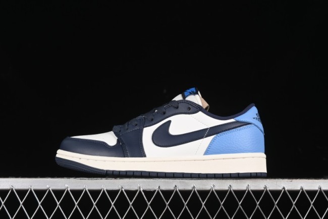 Nike Air Jordan 1 Low OG  Obsidian  Basketball Shoes - CZ0790-400