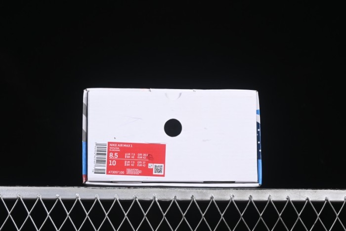 Nike Air Max 1 Retro Running Shoes with Half-Sole Air Cushion - AT3057-100