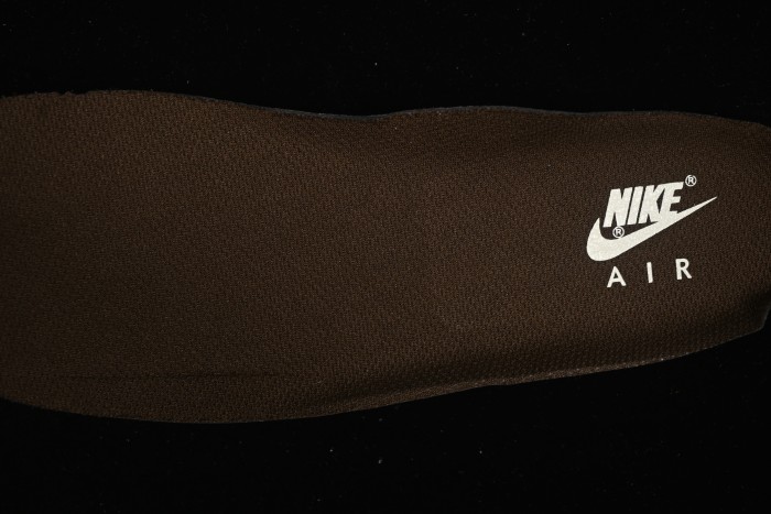 Nike Air Force 1 '07 Low Collaboration Dark Brown Swoosh Casual Sneakers - KK1988-080