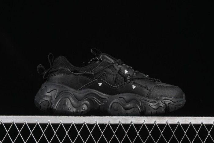 Fila Heritage Fluid Cat Paw 5.0 Retro Dad Shoes with Lace-Up Design - F12M412105FBK