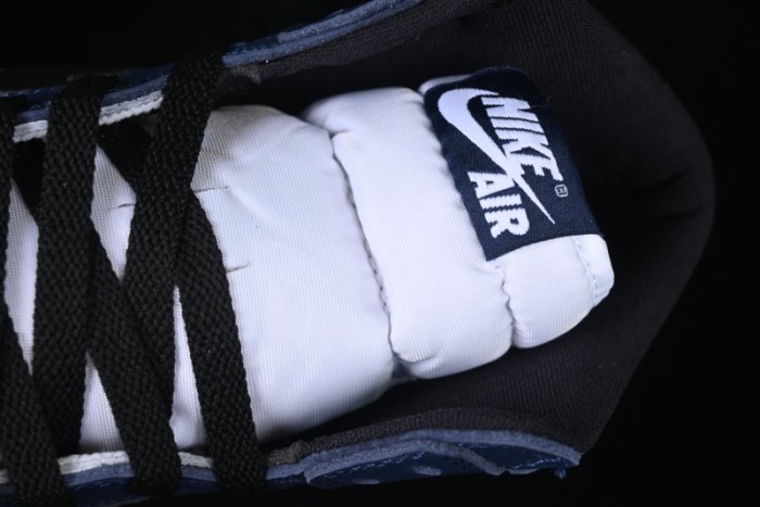 Nike Air Jordan 1 High OG  Midnight Navy  Basketball Shoes with Full Leather Construction - DZ5485-401