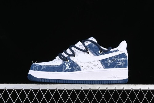 Nike Air Force 1 Low Custom Strap Casual Sneakers with Full-Length Air Cushion - ZH0316-021