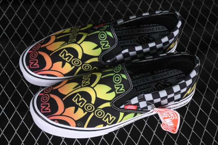 Mooneyes x Vans Slip-On Low-Top Casual Skate Shoes - VN000CP6BHG