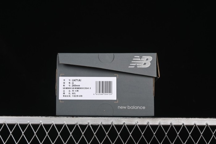 New Balance 471 Series Fabric and Leather Casual Lifestyle Shoes - U471AI