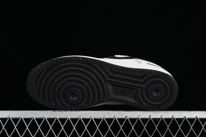 Balenciaga x Nike Air Force 1 '07 Low Triple Swoosh Beige Black Casual Shoes - FR0538-090 1